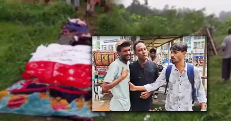 দুর্ঘটনায় নিহতের স্বজনদের আহাজারি